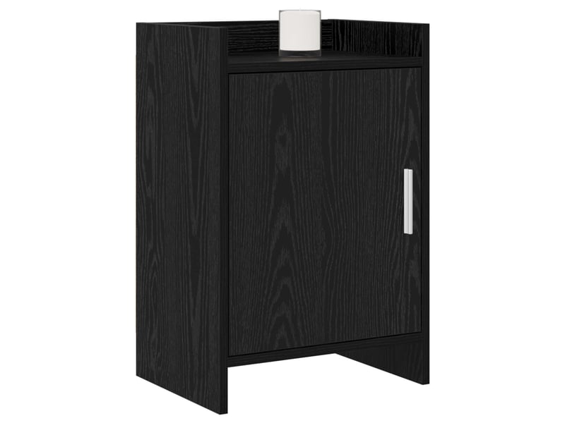  Tables de chevet - cabinet de chevet - table de nuit 2 pc chêne noir 40 x 30 x 60 cm  - Conforama B