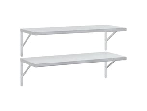 Etagère 100 cm coloris argenté  