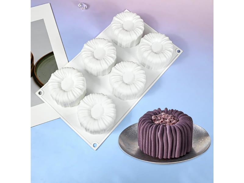 Set de moules à gâteau en silicone 3d fraise et framboise - moules à dessert flexibles pour mousse, brownies, gelée, glaces et sucreries (blanc) - Conforama B