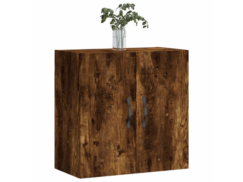  Armoire murale salon, meuble de rangement chêne fumé 60x31x60 cm bois d'ingénierie shl8160  - Conforama C