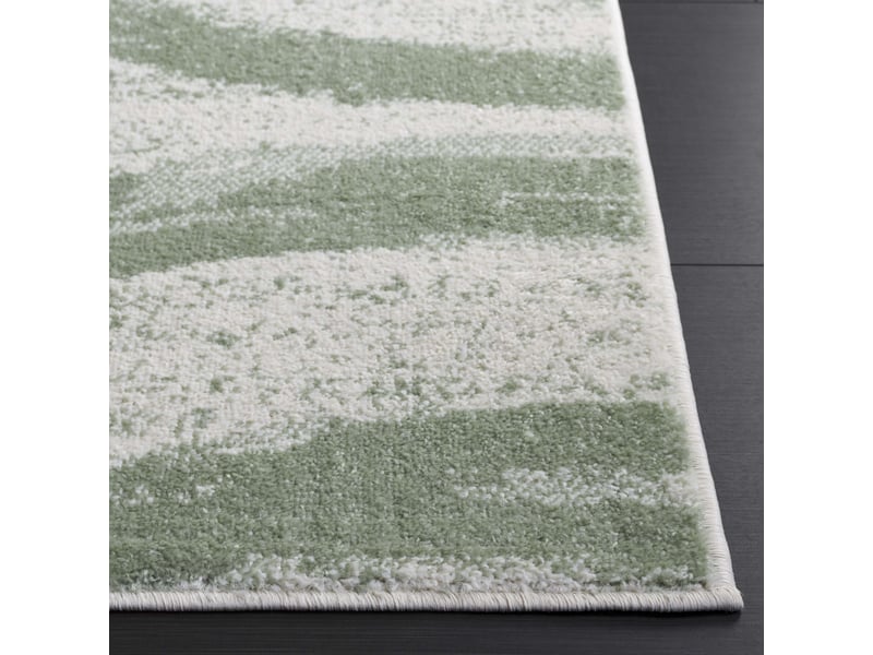 Tapis polypropylène ivoire sauge 76 x 183 cm  - Conforama C