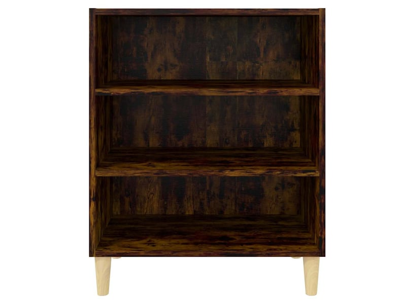  Buffet - bahut - meuble de rangement chêne fumé 57x35x70 cm bois d'ingénierie  - Conforama D