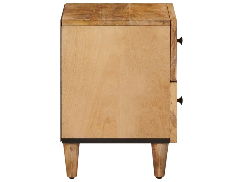 Table de chevet - cabinet de chevet - table de nuit 2 pièces marron 40 x 33,5 x 46 cm - Conforama C