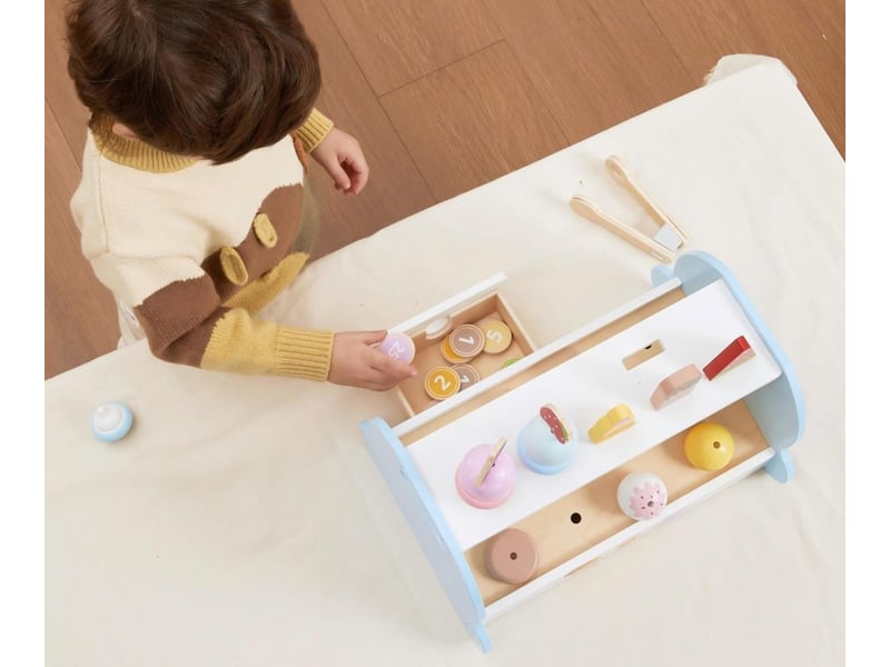  Marchande en bois viga 44842 polarb - mini glacier pâtisserie 6971608448423 - Conforama C