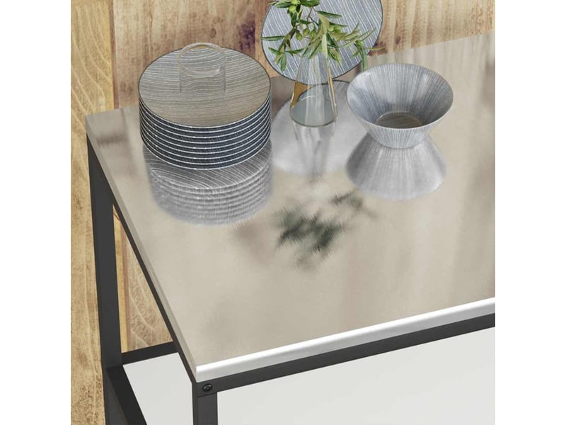 Étagère de cuisine, étagère de rangement hattem blanc 60x50x92cm acier - Conforama E