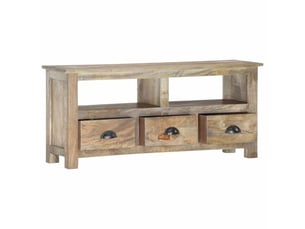 Meuble tv coloris gris 110 cm