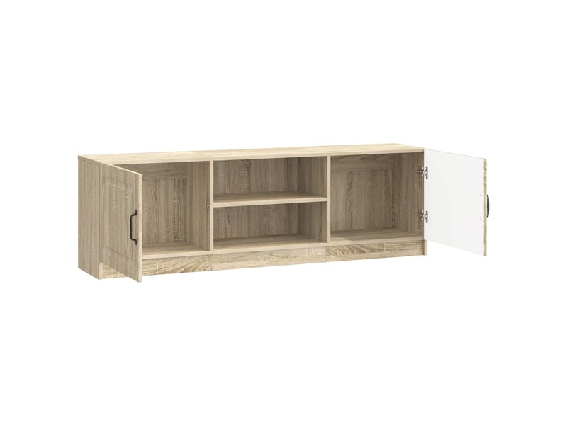  Meuble tv - banc tv - meuble de rangement chêne sonoma 150 x 31 x 47 cm bois d'ingénierie  - Conforama E