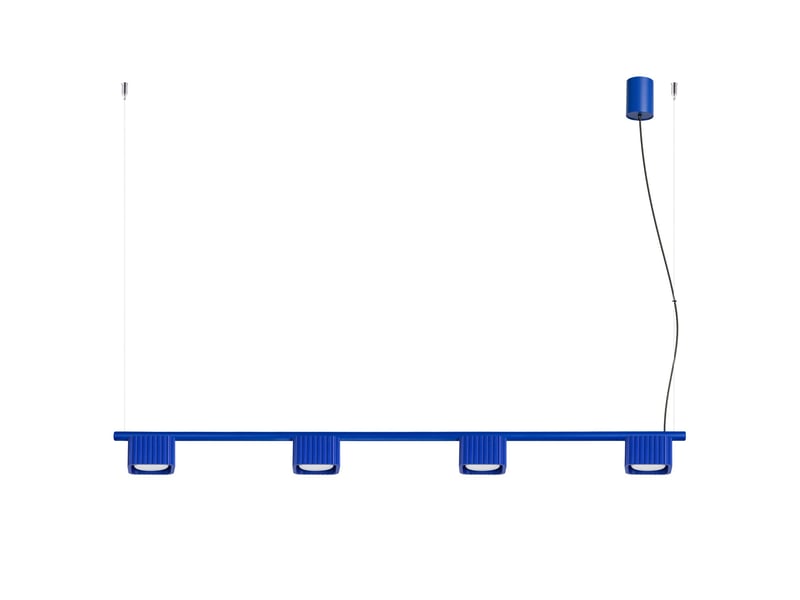  Lustre riff 4 outremer gx53 aluminium moderne 208x122x10cm SL.3069 - Conforama A