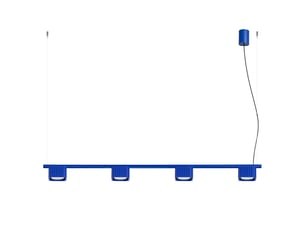 Lustre riff 4 outremer gx53 aluminium moderne 208x122x10cm