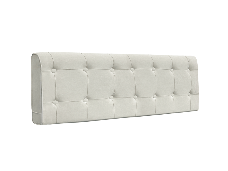  Tête de lit rembourrée vercart 160x60 cm - micro-daim imitation suédine, fixation cadre de lit  - Conforama A