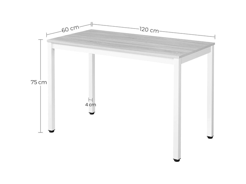  Table à manger moderne tessa noire 120x60 cm  - Conforama C