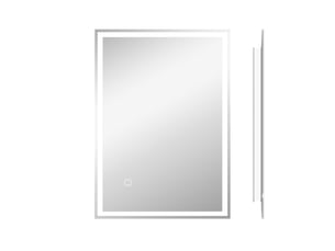 Miroir de salle de bains led avec éclairage blanc froid, 50 x 70 cm