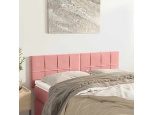 Tete de lit largeur 144 cm rose