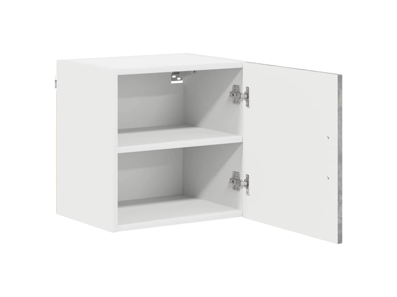  Meuble mural de cuisine | armoire de cuisine gris béton 40x31x40cm shl4779  - Conforama E