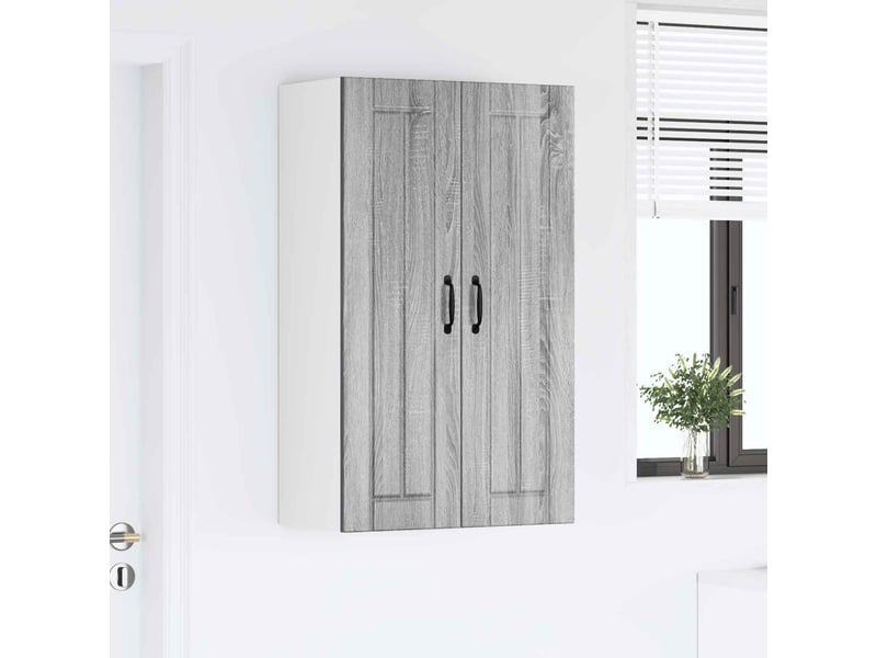 Meuble mural de cuisine, armoire de cuisine sonoma gris 60x31x100cm - Conforama D