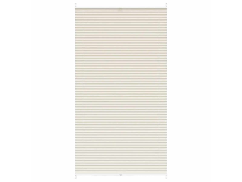  Store plissé, store de fenêtre 100x200 cm crème cf46627  - Conforama A