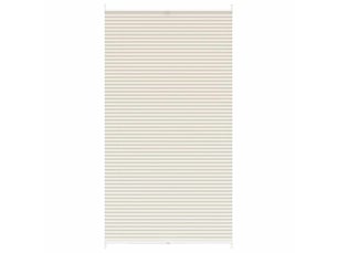 Store plissé, store de fenêtre 100x200 cm crème cf46627