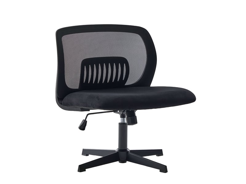 IWMH Chaise de Bureau sans Accoudoirs, Chaise Pivotante avec
