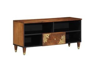 Meuble tv coloris marron 100 cm <strong></strong>  <strong></strong>