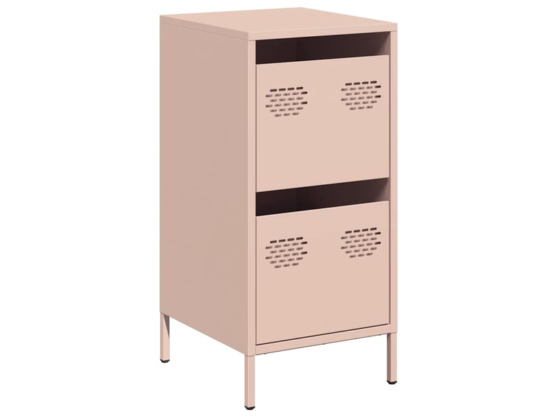 Buffet - bahut - meuble de rangement rose 35x39x73,5 cm acier laminé à froid  - Conforama A