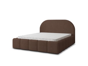 Lit coffre 140x200 cm MASSENO coloris marron