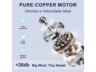 Ventilateur de plafond avec lumières 132 cm silencieux cc led à intensité variable télécommande mode étéhiver bois noir