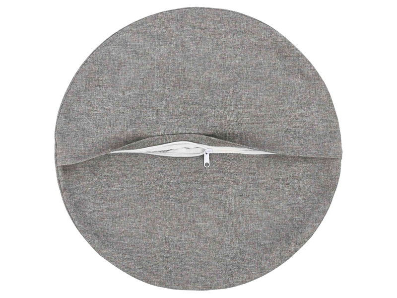  Lot de 2 coussins avec oreiller, coussins décoratifs heerlen gris nuage tissu cf50244  - Conforama C
