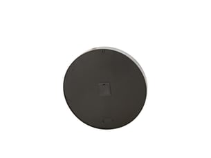 Horloge murale ronde en métal gaspar 60cm noir