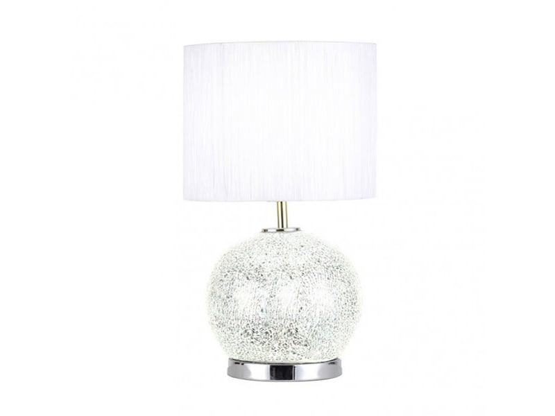  Lampe à poser fabrilamp secoya e27 coloris miroirchromé 50 x 30 x 30 cm 138472020 - Conforama C