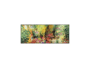 Paillasson 50x75 tissé motif abstrait primavera multicolore