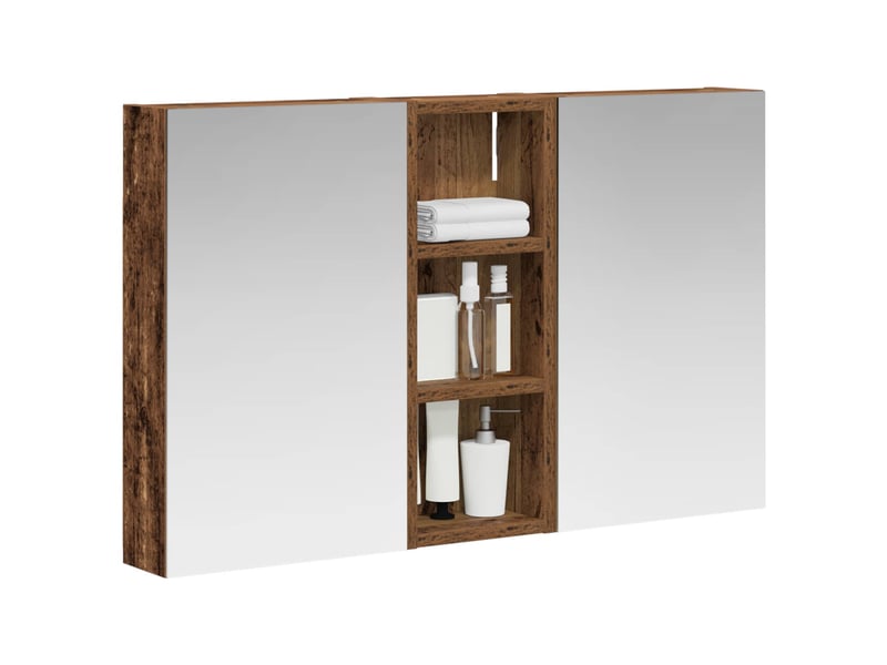  Ensemble de meubles de salle de bain 3 pcs 80x10.5x50 cm shl6120  - Conforama C