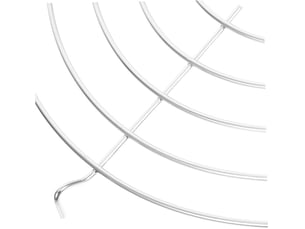 Ensemble de deux grilles semi-circulaires en acier inoxydable pour égoutterrefroidir l'huile de friture, ustensile de cuisine, 20 cm
