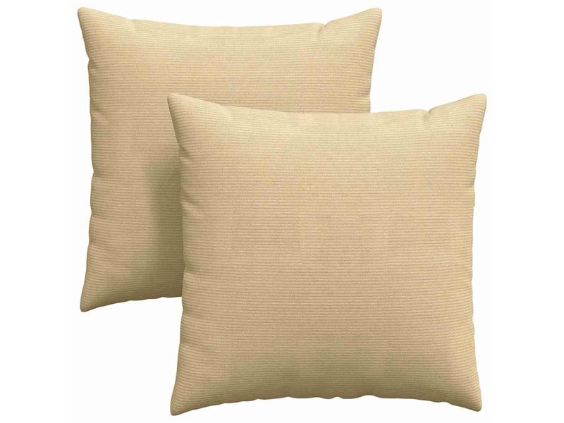 Lot de 2 coussins de canapé, coussins décoratifs vert gris 80 x 80 cm cf59208 - Conforama A