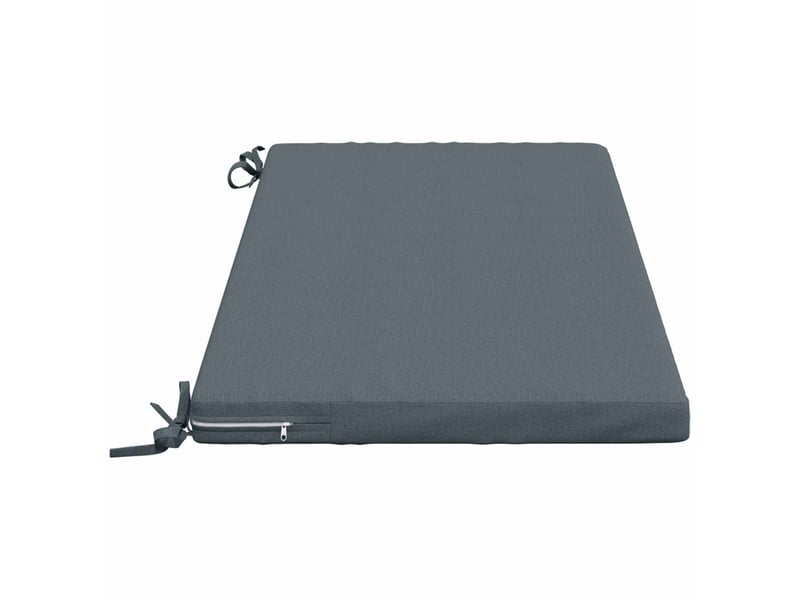  Coussin de banc, coussin d'assise, coussin de canapé soest 100 % polyester bleu 110 x 50 x 5 cm cf53055  - Conforama D