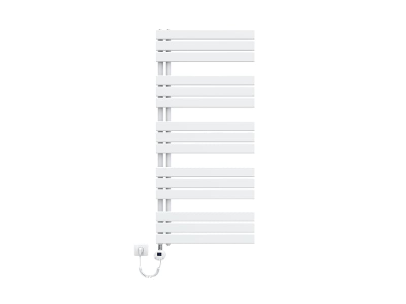  Emke radiateur sèche-serviettes électrique 1320x600 mm, blanc 800w, wifi, modes intelligents, détection fenêtre  - Conforama A