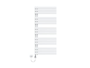 Radiateur sèche-serviettes électrique emke 1320x600 mm, blanc 800w, wifi, modes intelligents, détection fenêtre