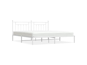 Lit 2 places 200x200 cm coloris blanc