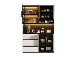 Buffet <strong></strong> <strong></strong> - 120.5 cm coloris noir
