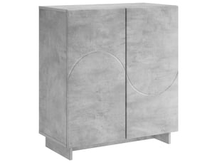 Buffet 2 porte(s)     - 67 cm coloris gris 