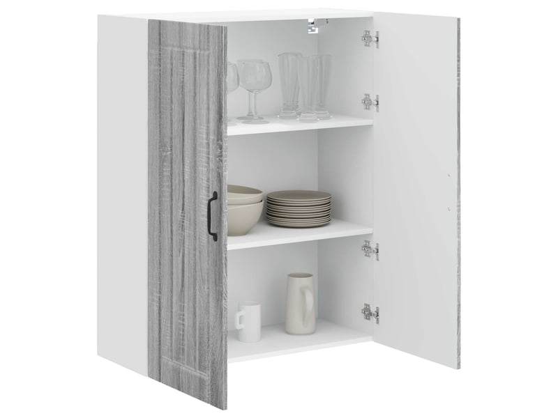  Meuble mural de cuisine, armoire de cuisine sonoma gris 80x31x100cm  - Conforama C