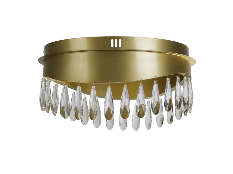 Plafonnier jewel 1x20w led or transparent  - Conforama B