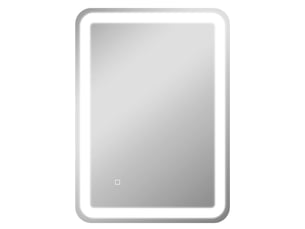 Miroir de salle de bain avec éclairage led 70 x 90 cm, 3 couleurs de lumière, luminosité réglable, fonction antibuée, fonction mémoire, ip44