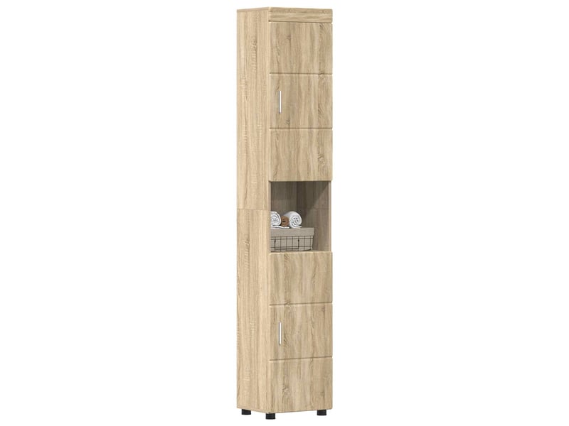 Ensemble d'armoire de salle de bain tulum chêne sonoma cf62983 - Conforama C