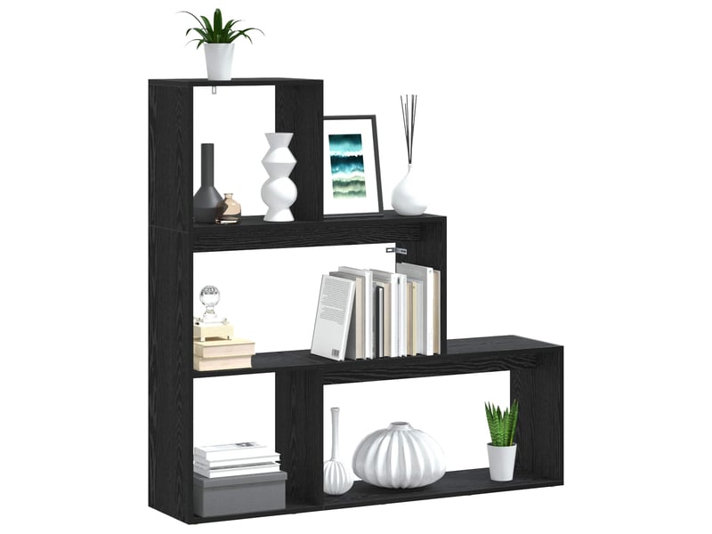  Cloison bibliothèque, meuble de rangement 123 x 29 x 123 cm bois d'ingénierie  - Conforama C