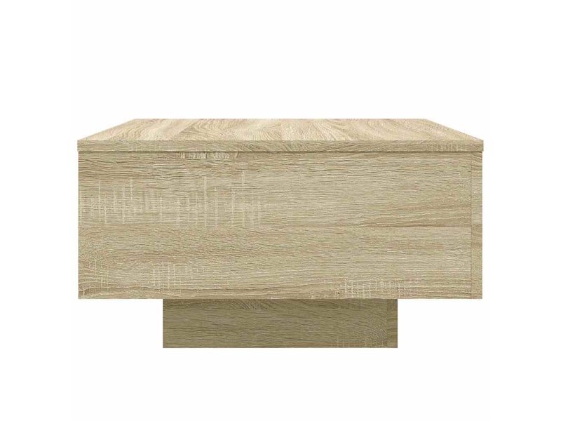  Table basse | table de salon chêne sonoma 55x55x31 cm bois d'ingénierie  - Conforama E
