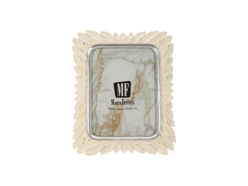  Cadre photo pétales petalina 15x20cm crème  - Conforama B
