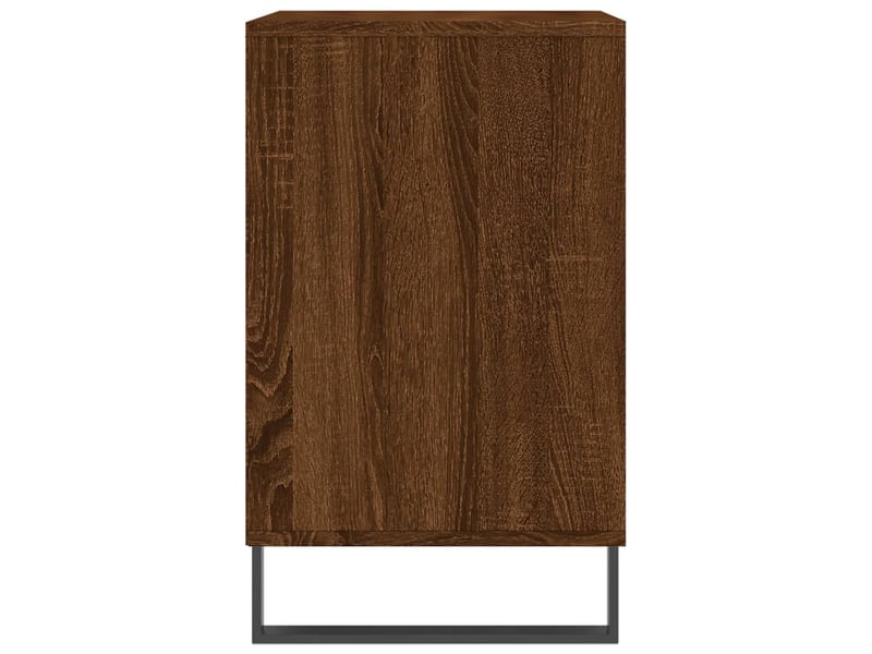  Armoire à chaussures chêne marron 102x36x60cm bois d'ingénierie shl6449  - Conforama E