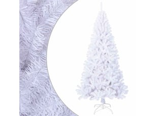 Sapin de noël - arbre de noël artificiel avec branches épaisses blanc 180cm pvc