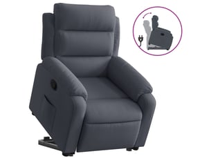 Fauteuil fixe Velours gris