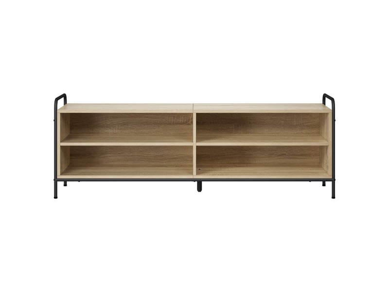 Meuble tv, banc tv 140x39,5x50 cm chêne sonoma bois d'ingénierie shl16871  - Conforama C